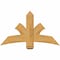 Ekena Millwork Davenport Rough Sawn Timber Gable Bracket, Western Red Cedar, 48"W x 28"H x 4"D x 6"F, 14/12 Pitch GBW048X28X0406DAV00RWR - alternate 1